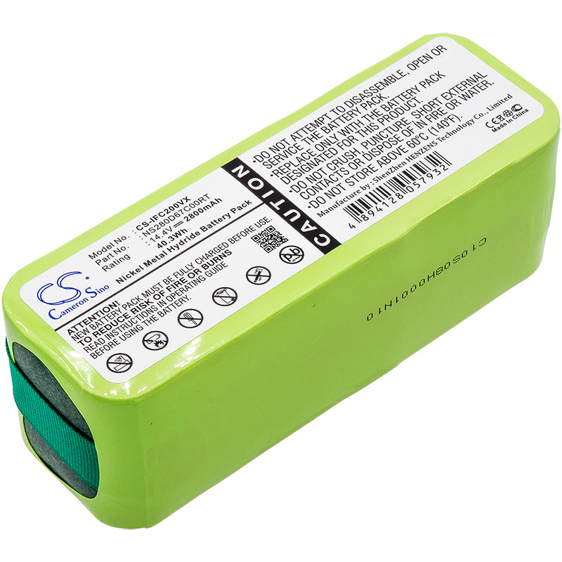 Replacement Battery for AGAiT e-clean EC01 – 2800mAh / 40.32Wh