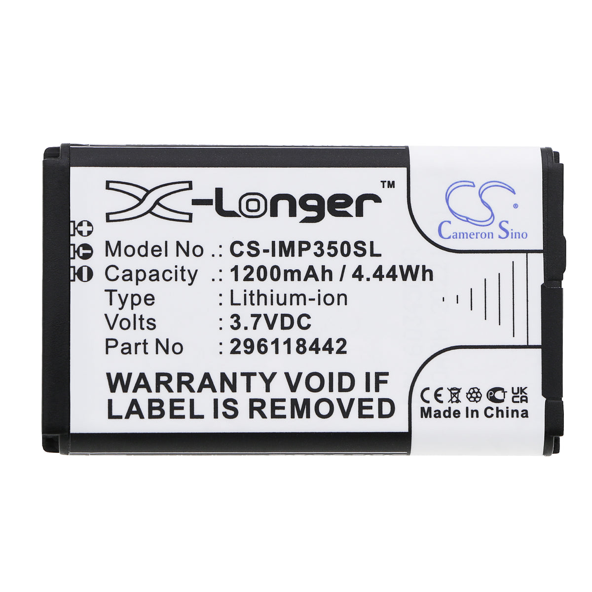 Replacement Battery for Ingenico iSMP – Payment Terminal – 1200mAh / 3.7V