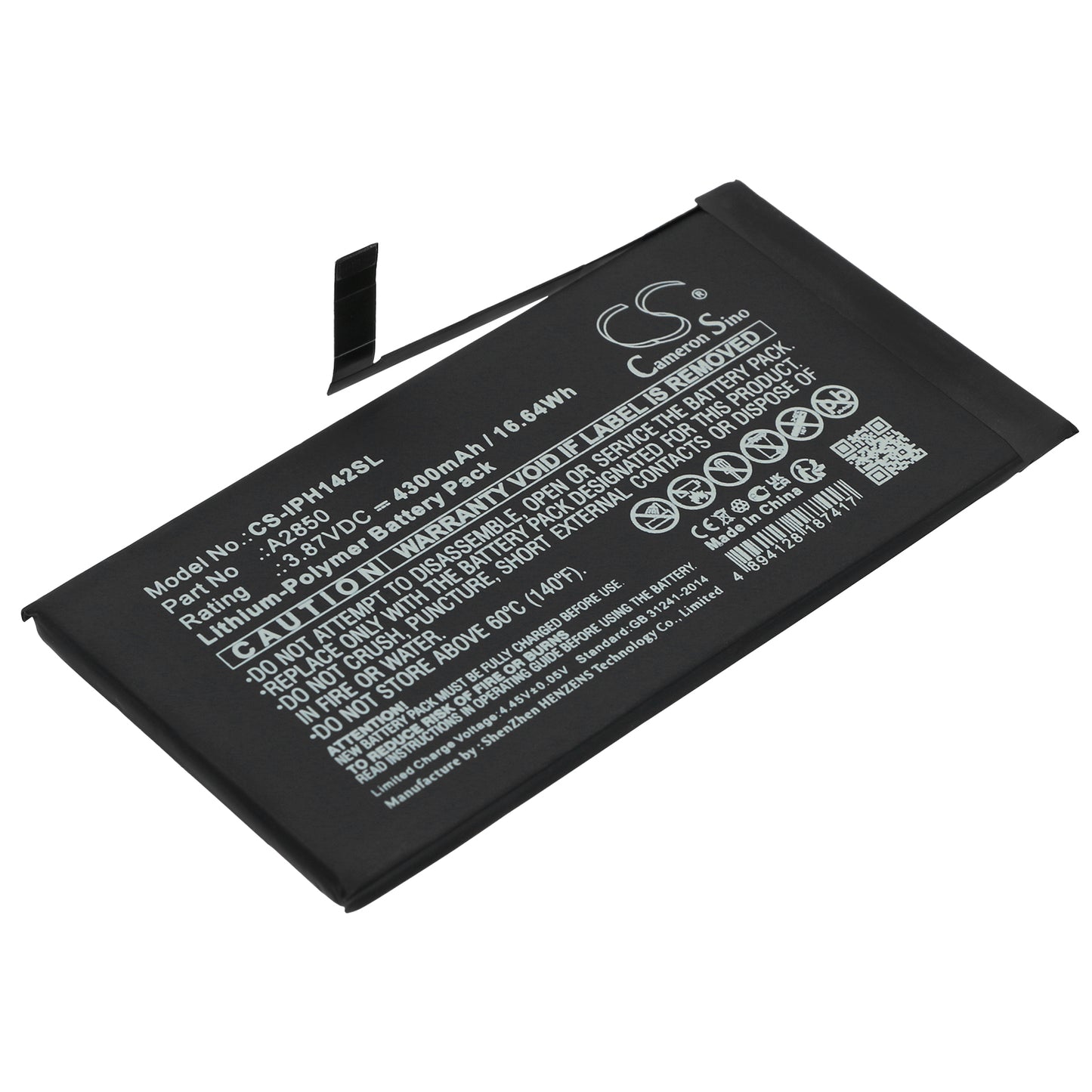 Replacement Battery for Apple iPhone 14 Plus – Mobile, SmartPhone – 4300mAh / 3.87V - image 1
