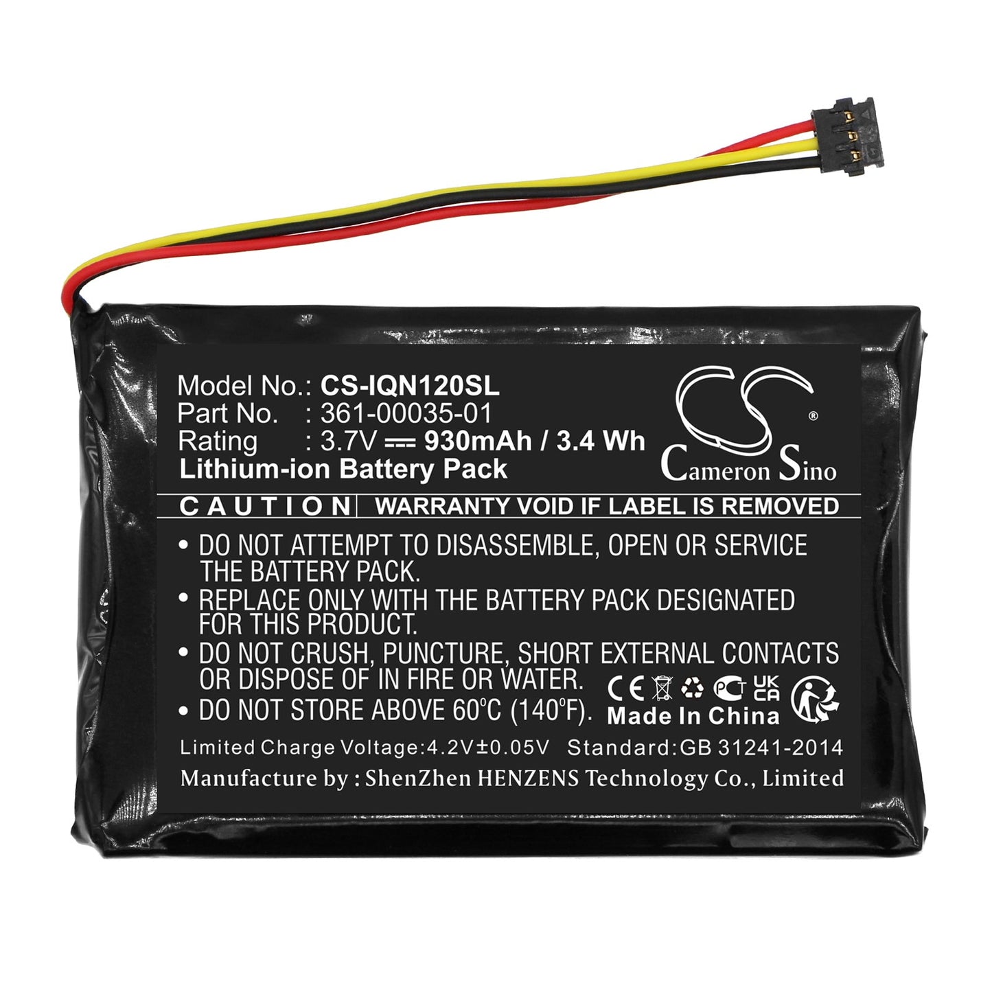 Replacement Battery for Garmin Nuvi 1200 – GPS, Navigator – 930mAh / 3.7V - image 3