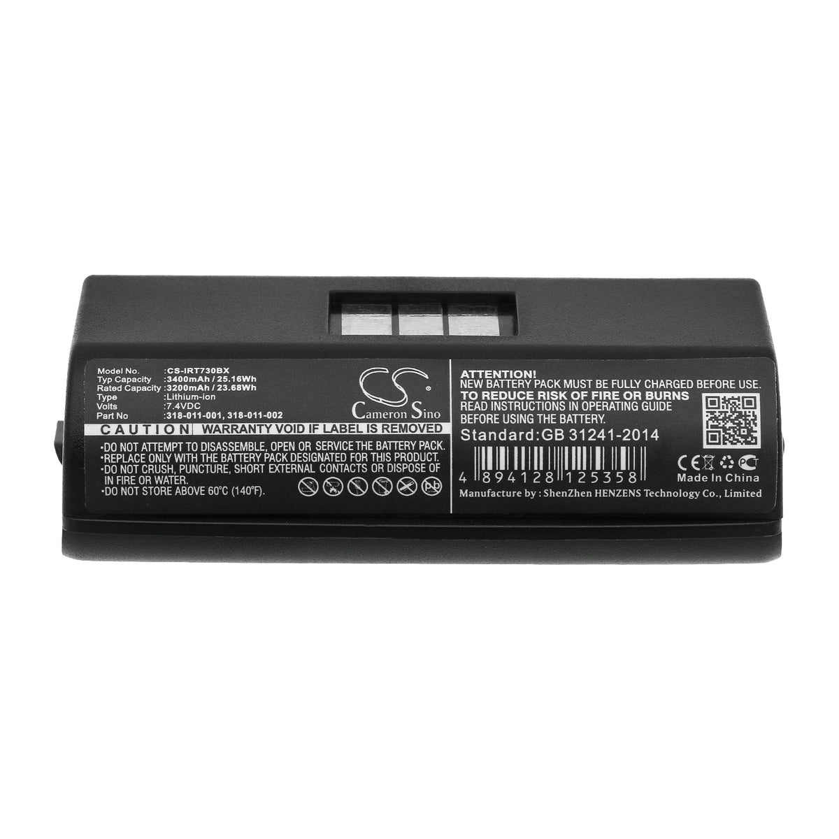 Replacement Battery for Intermec 710 – Barcode Scanner – 3400mAh / 7.4V