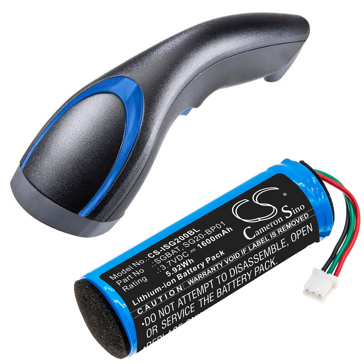 Replacement Battery for Intermec | Honeywell SG20 – Barcode Scanner – 1600mAh / 3.7V
