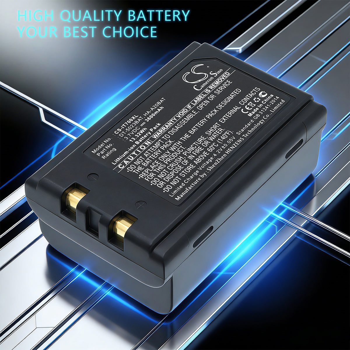 Replacement Battery for Banksys | Casio | Janam | Unitech | Fujitsu | Symbol | Chameleon | Sokkia Xentissimo – Barcode Scanner – 3600mAh / 3.7V