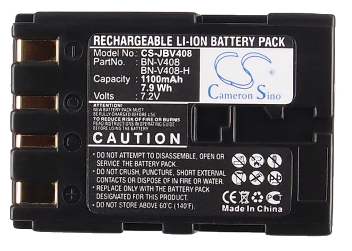 Replacement Battery for JVC CU-VH1 – Camera – 1100mAh / 7.4V