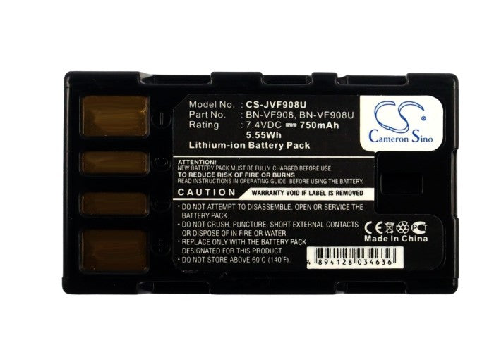 Replacement Battery for JVC GZ-X900 – Camera – 750mAh / 7.4V