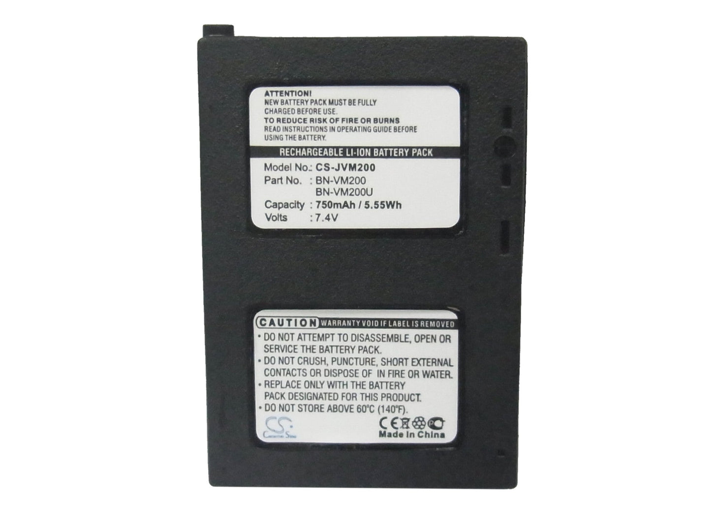 Replacement Battery for JVC GZ-MC100 – Camera – 750mAh / 7.4V