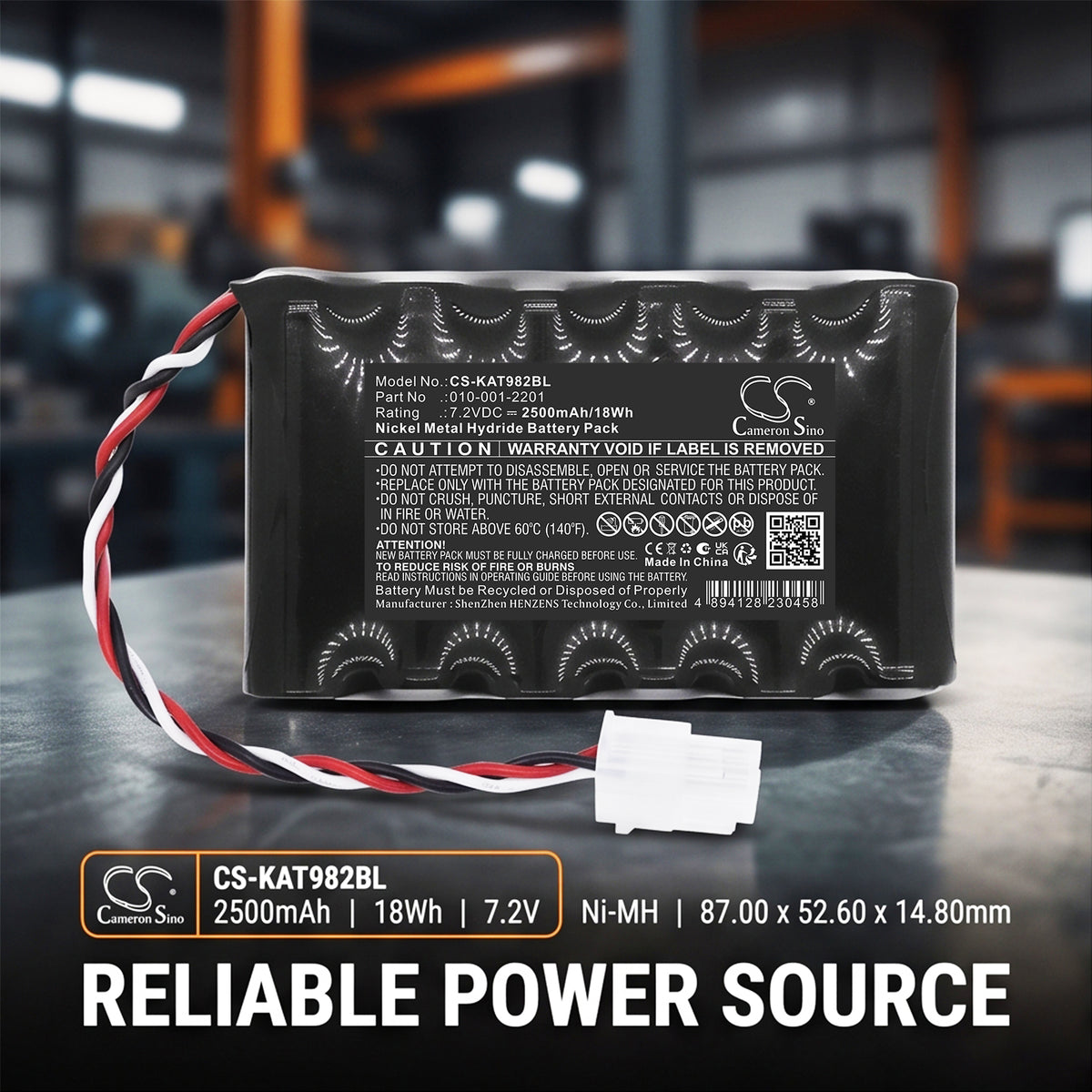 Replacement Battery for KAR-TECH 3B0752B Wireless Remote Transmitter Controller – Crane Remote Control – 2500mAh / 7.2V