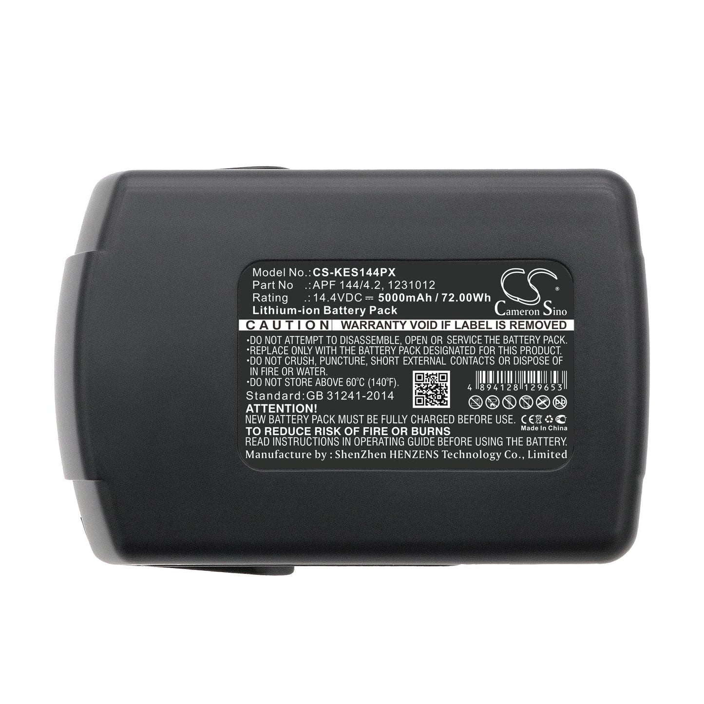 Replacement Battery for Kress 144 AFB – Power Tools – 5000mAh / 72.00Wh / 14.4V