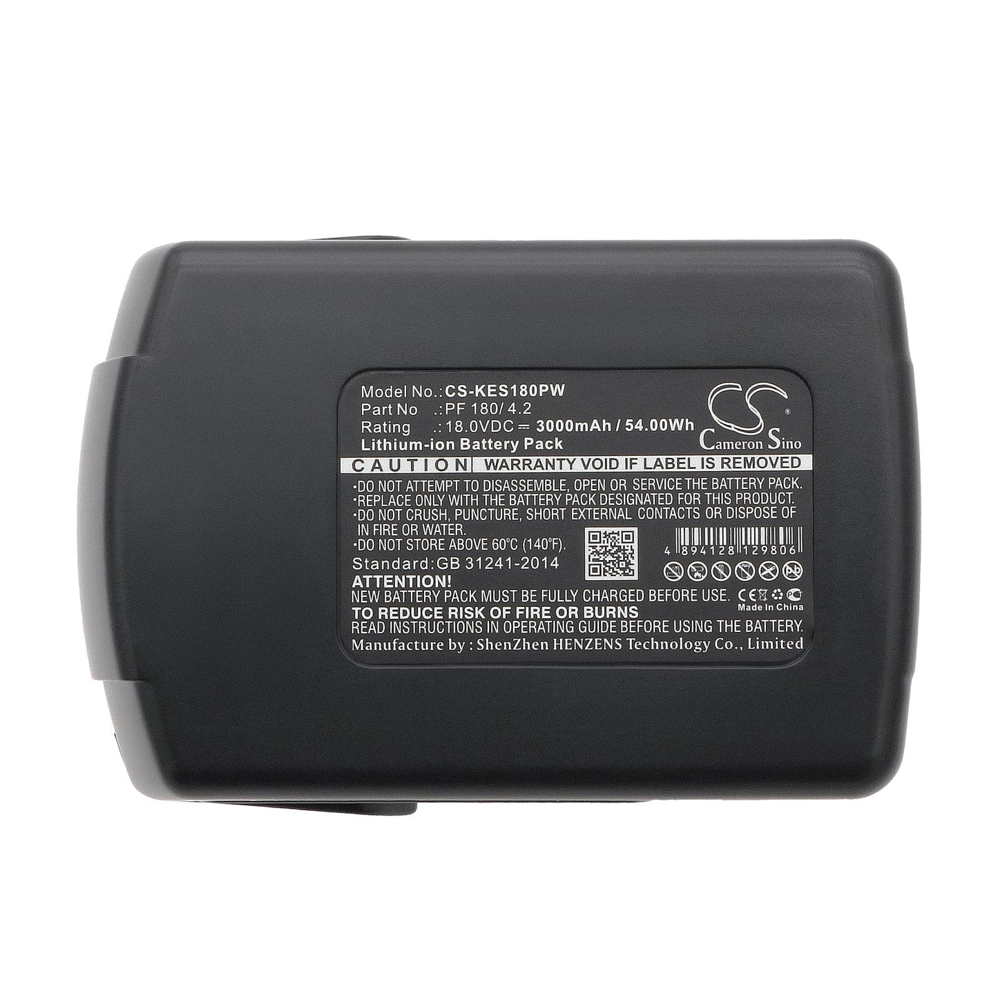 Replacement Battery for Kress 180 AFB – Power Tools – 3000mAh / 54.00Wh / 18.0V