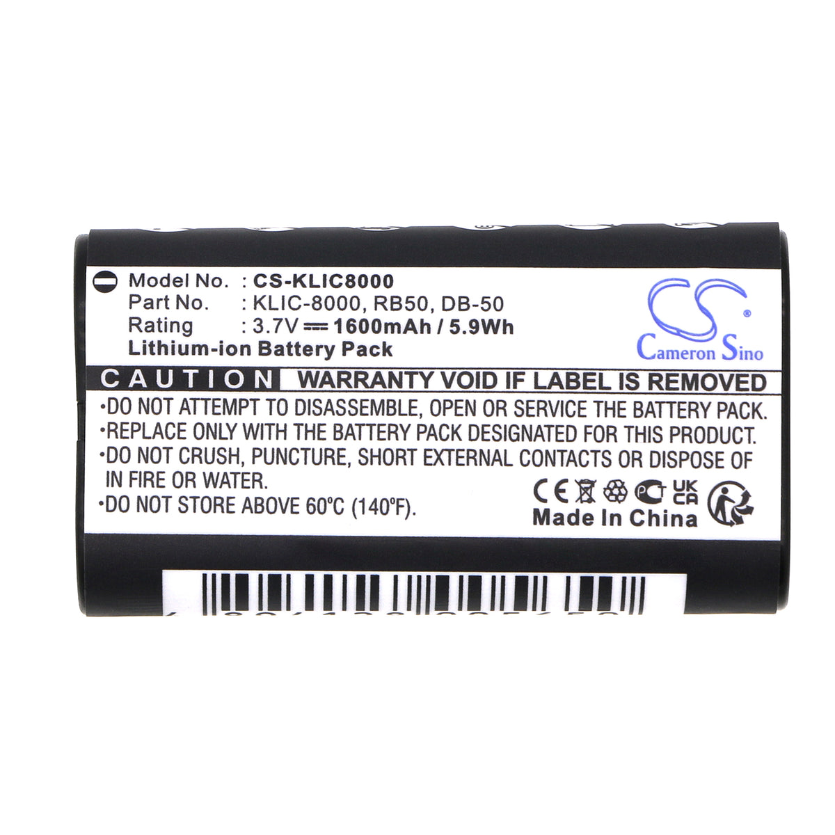 Replacement Battery for Medion | Ricoh | Kodak | JAY-tech MD41066 – Camera – 1600mAh / 3.7V