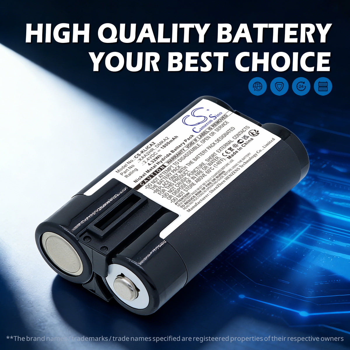 Replacement Battery for Fujifilm | Panasonic | Rollei | Kodak | Sony | Polaroid | NiKon Instax Mini 7 – Camera – 1800mAh / 2.4V