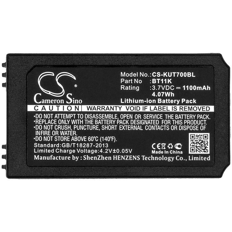 Replacement Battery for Ikusi | Konecranes T70/2 – Crane Remote Control – 1100mAh / 3.7V - image 3