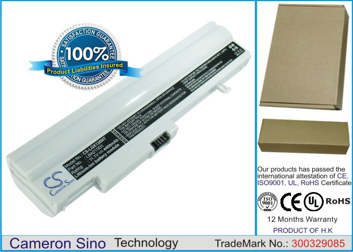 Replacement Battery for LG X120 – Notebook, Laptop – 4400mAh / 11.1V - image 1