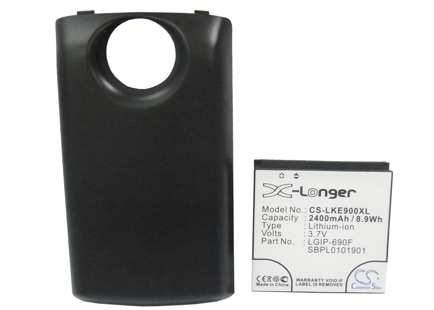 Replacement Battery for LG Optimus 7 – Mobile, SmartPhone – 2400mAh / 3.7V - image 5