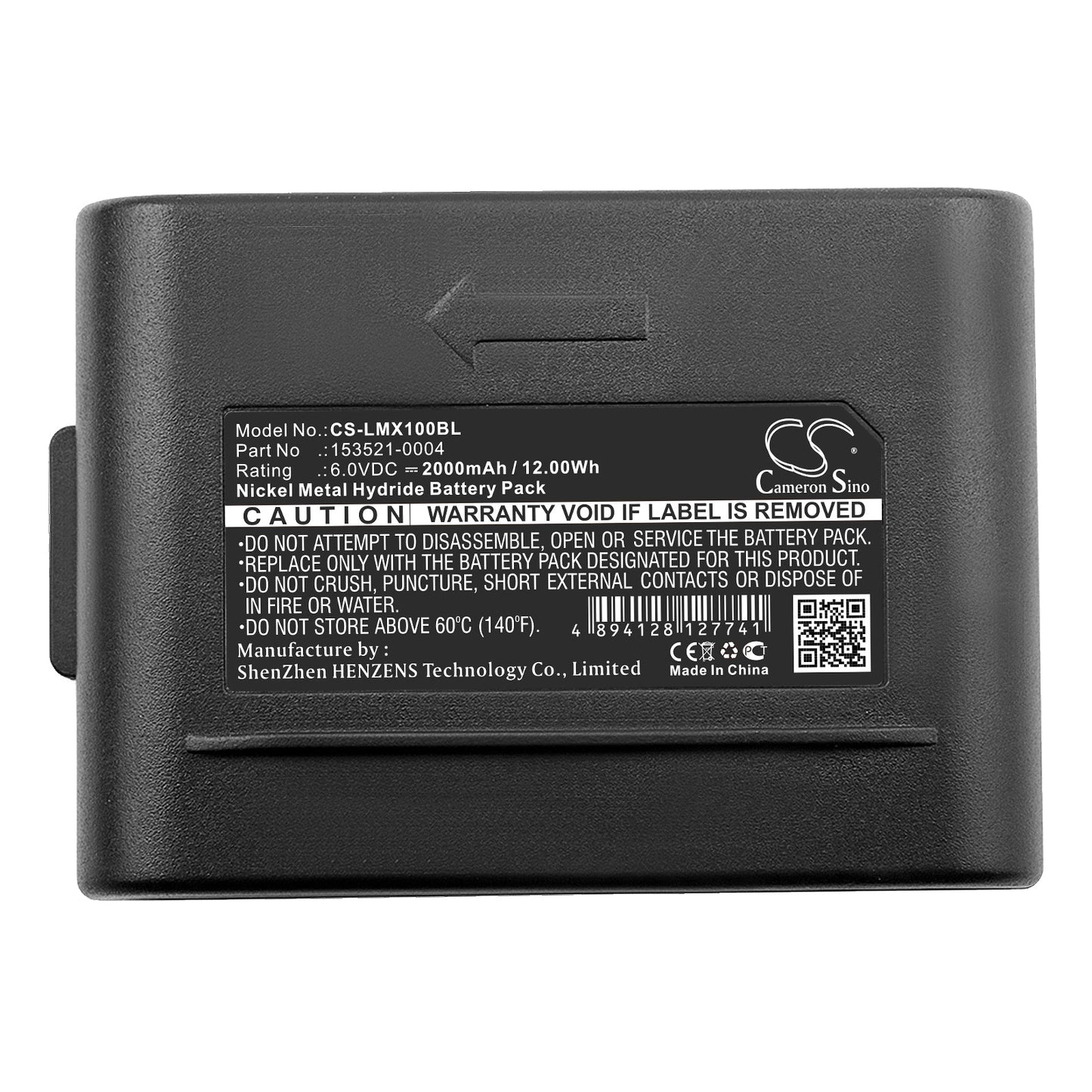 Replacement Battery for LXE MX1 – Barcode Scanner – 2000mAh / 12.00Wh / 6.0V