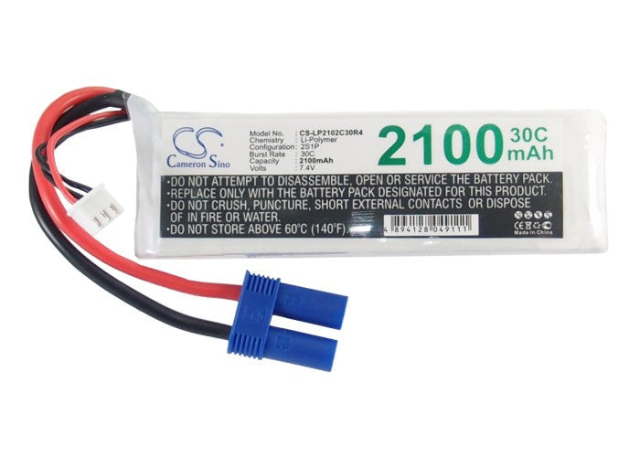 Replacement Battery for RC CS-LP2102C30R4 – Drones – 2100mAh / 15.54Wh / 7.4V