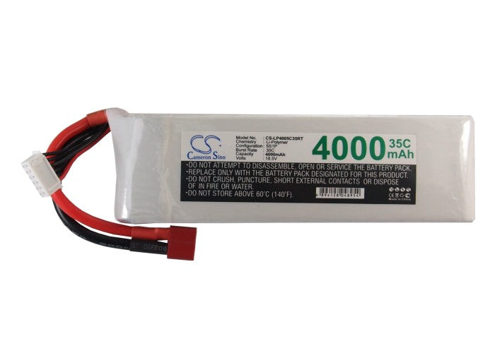 Replacement Battery for RC CS-LP4005C35RT – Cars – 4000mAh / 74.00Wh / 18.5V
