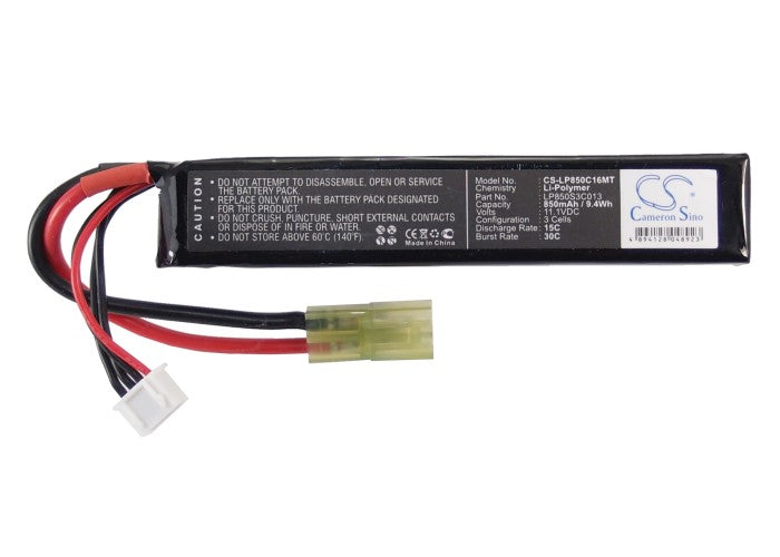 Replacement Battery for Airsoft Guns CS-LP850C16MT – Airsoft Guns – 850mAh / 9.43Wh / 11.1V