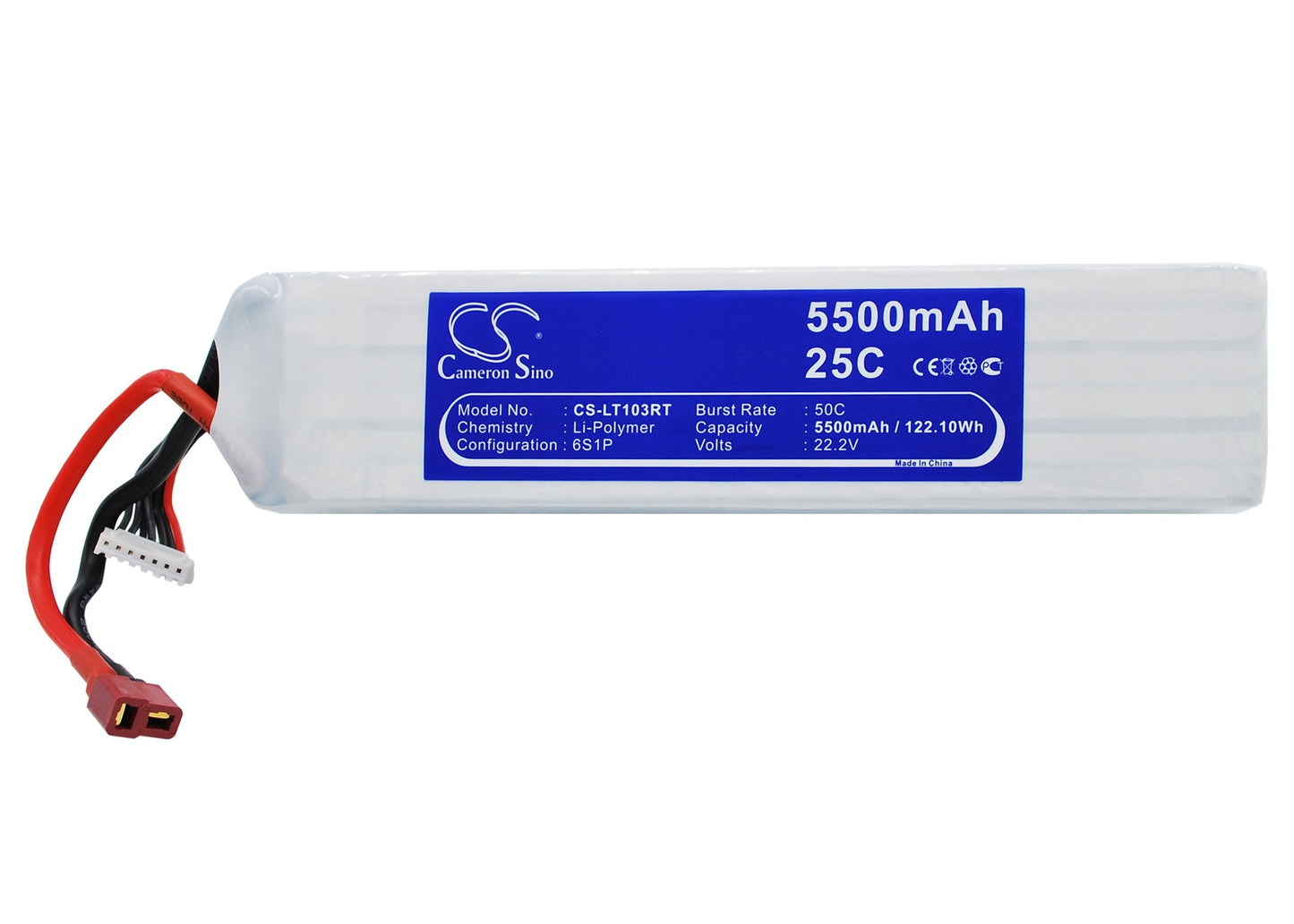 Replacement Battery for RC CS-LT103RT – Remote control – 5500mAh / 122.10Wh / 22.2V