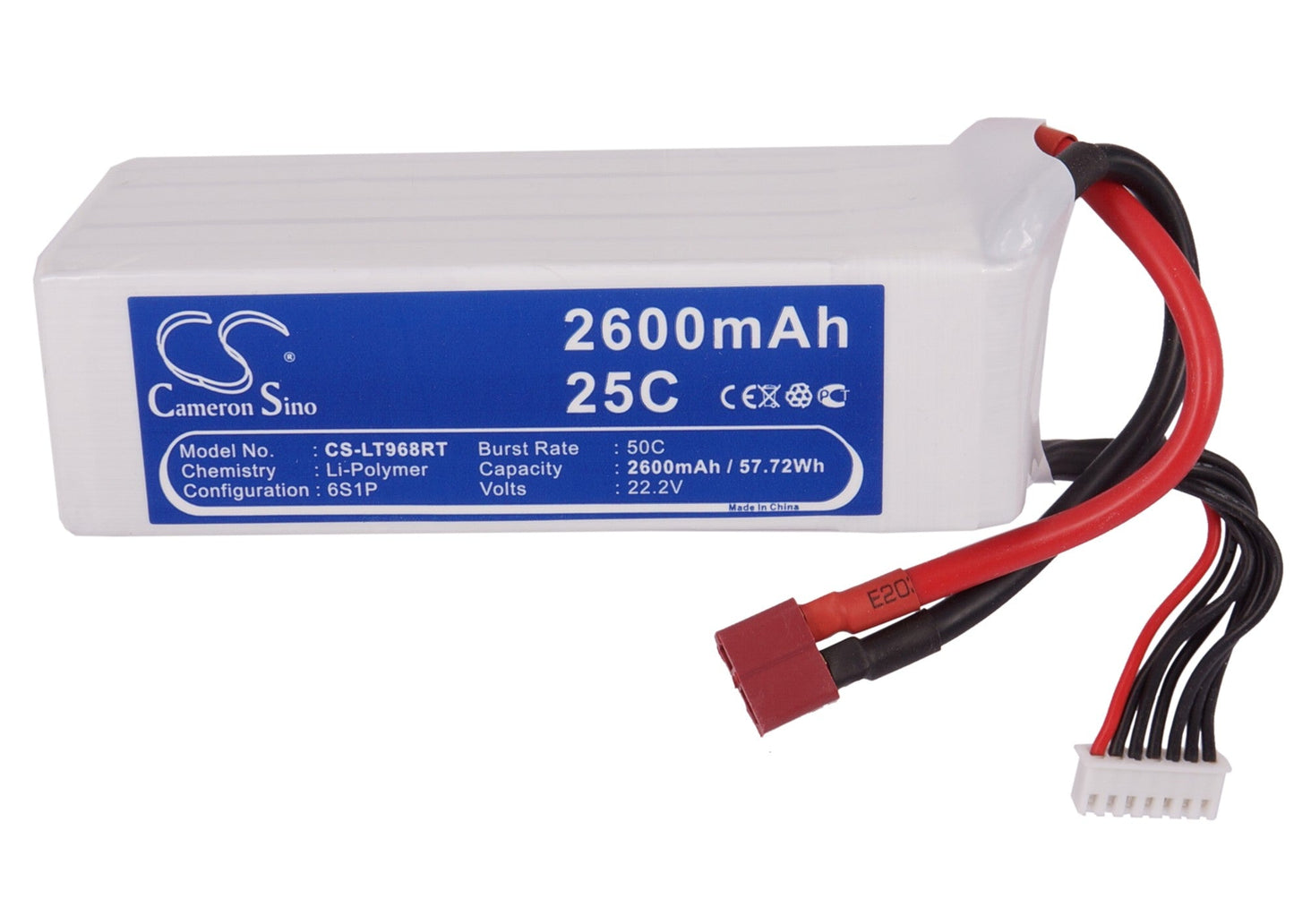 Replacement Battery for RC CS-LT968RT – Heli/Airplane – 2600mAh / 57.72Wh / 22.2V
