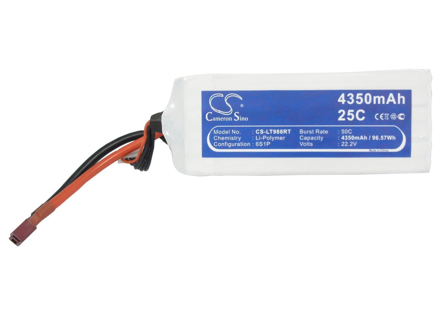 Replacement Battery for RC CS-LT988RT – Remote control – 4350mAh / 96.57Wh / 22.2V