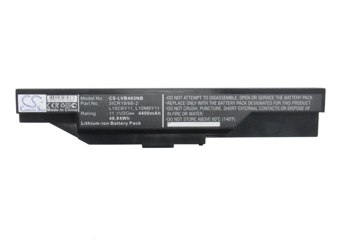 Replacement Battery for Lenovo B465 – Notebook, Laptop – 4400mAh/48.84Wh / 11.1V