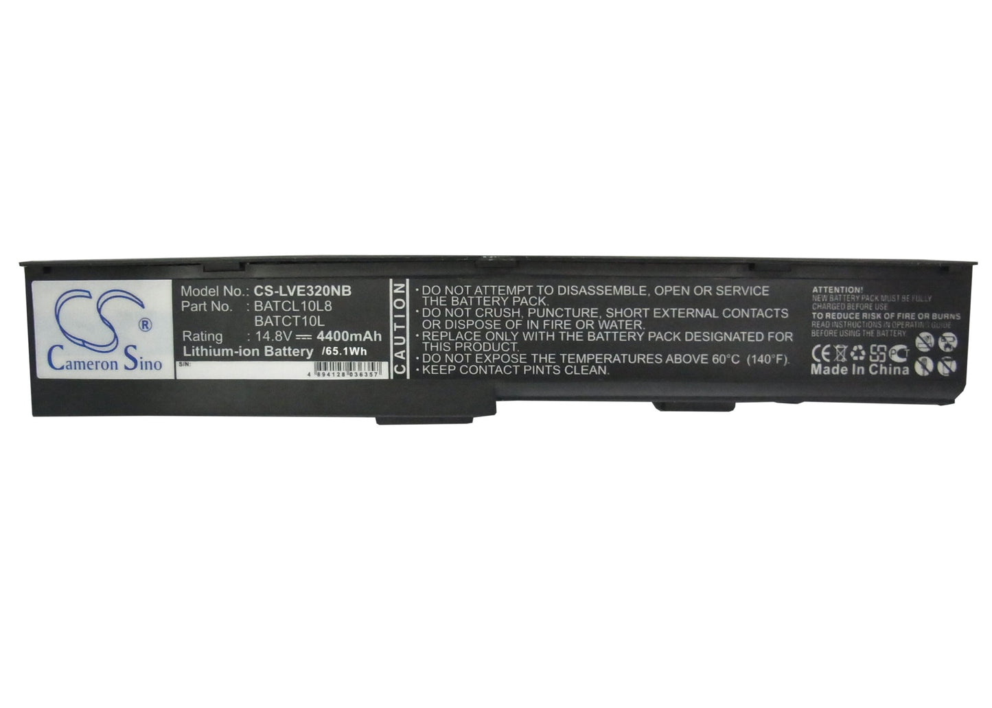 Replacement Battery for Lenovo E320 – Notebook, Laptop – 4400mAh / 14.8V - image 5