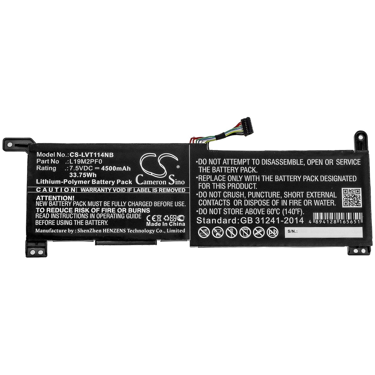 Replacement Battery for Lenovo IdeaPad 1-11ADA05(82GV) – Notebook, Laptop – 4500mAh / 7.5V - image 3