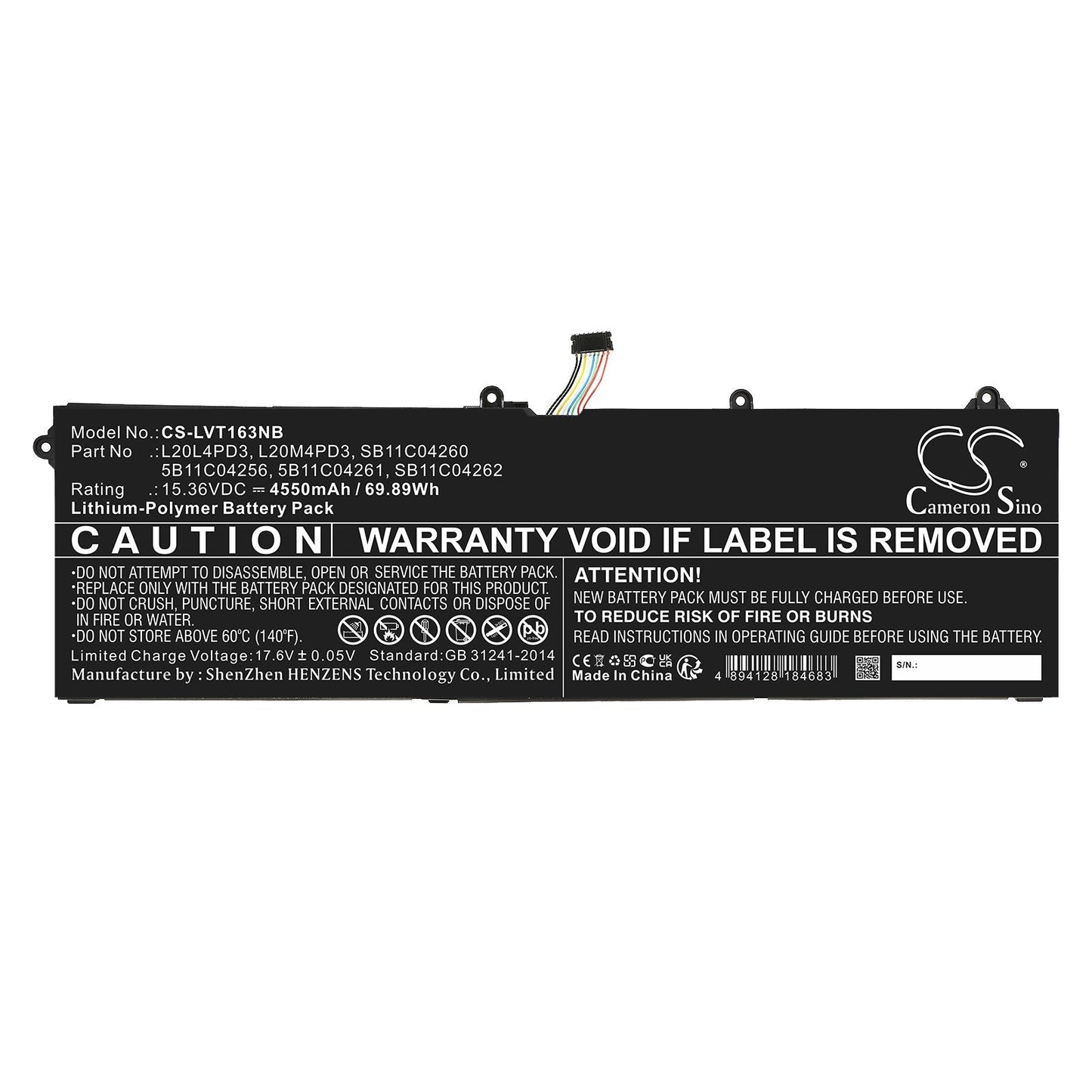 Replacement Battery for Lenovo ThinkBook 16p G3 ARH 21EK000CRU – Notebook, Laptop – 4550mAh / 15.36V - image 3