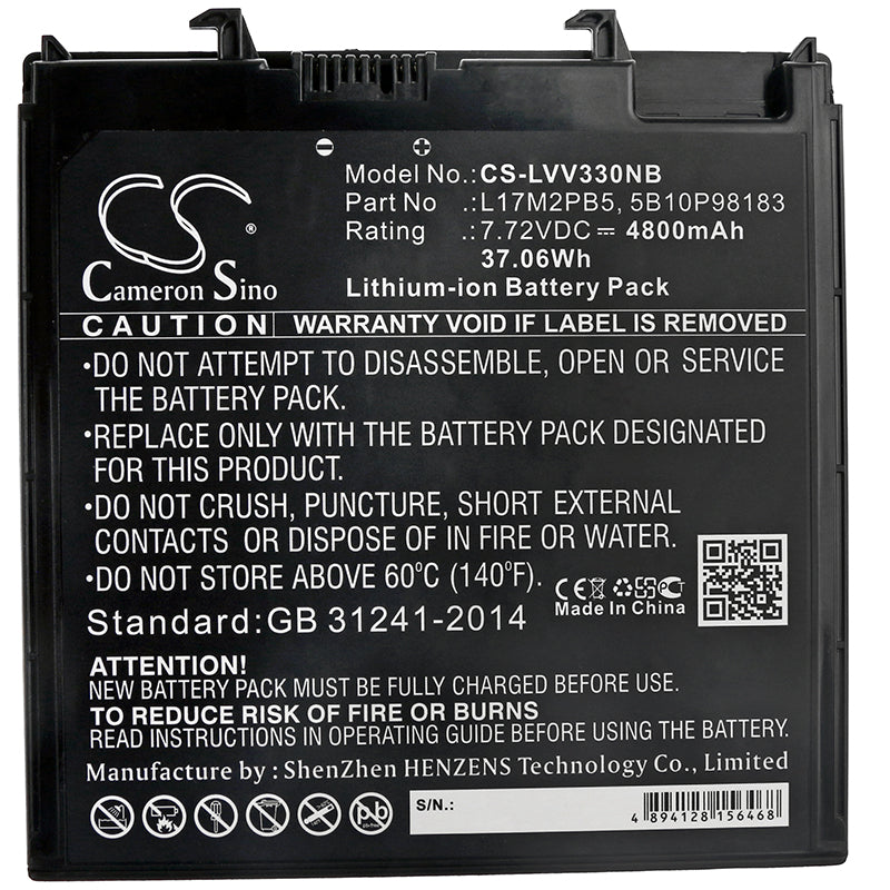 Replacement Battery for Lenovo V330-14 – Notebook, Laptop – 4800mAh / 7.72V - image 3