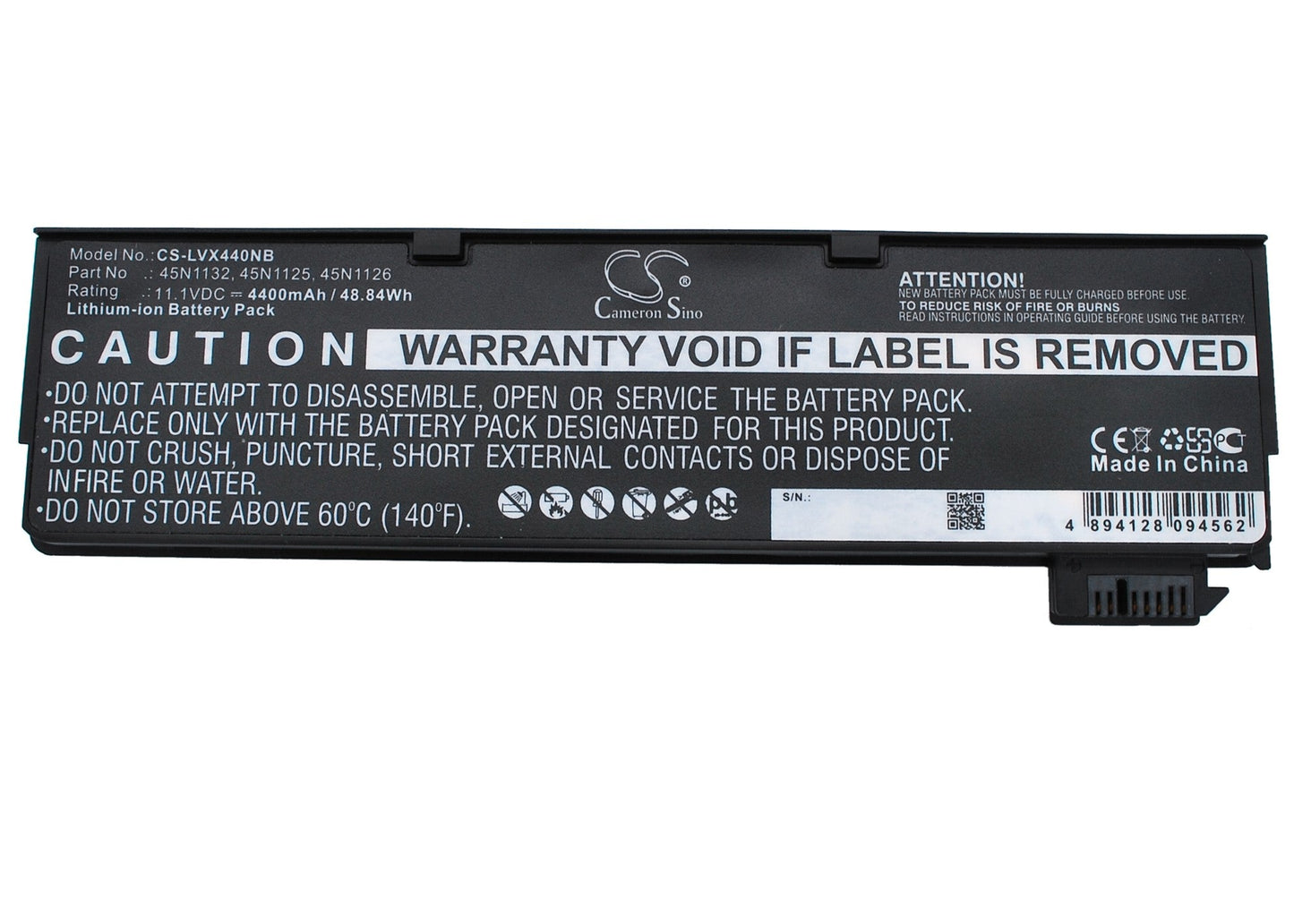 Replacement Battery for Lenovo K21-80-IFI – Notebook, Laptop – 4400mAh / 48.84Wh / 11.1V