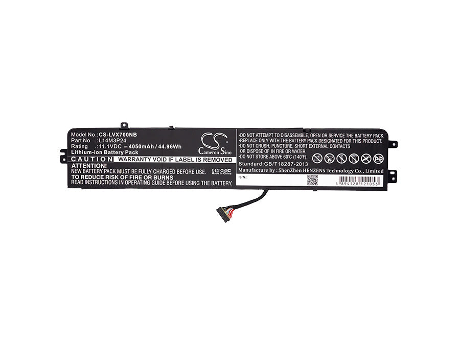 Replacement Battery for Lenovo Ideapad 700 – Notebook, Laptop – 4050mAh / 44.96Wh / 11.1V