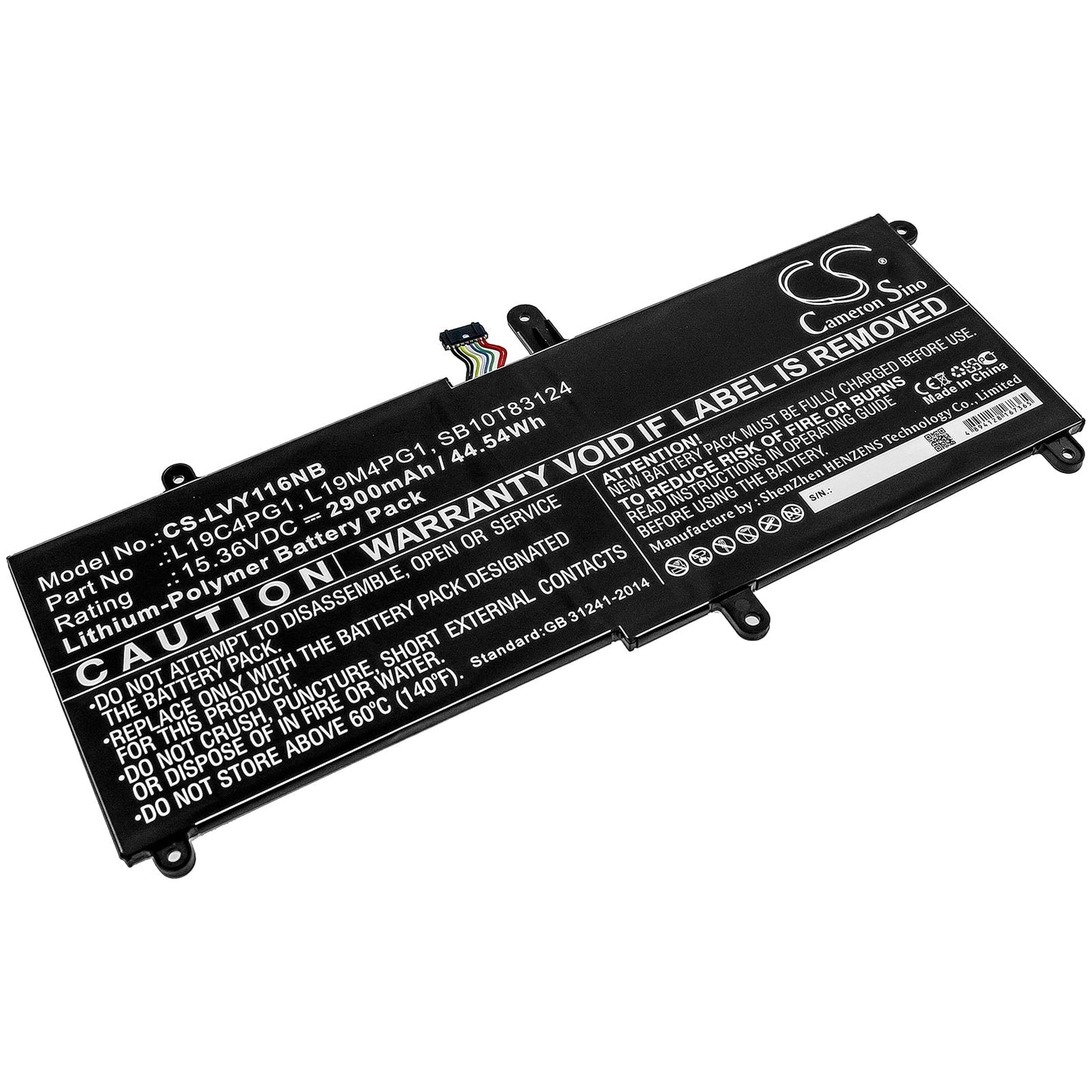 Replacement Battery for Lenovo 11e Yoga Gen 6 20SES00100 – Notebook, Laptop – 2900mAh / 15.36V - image 1