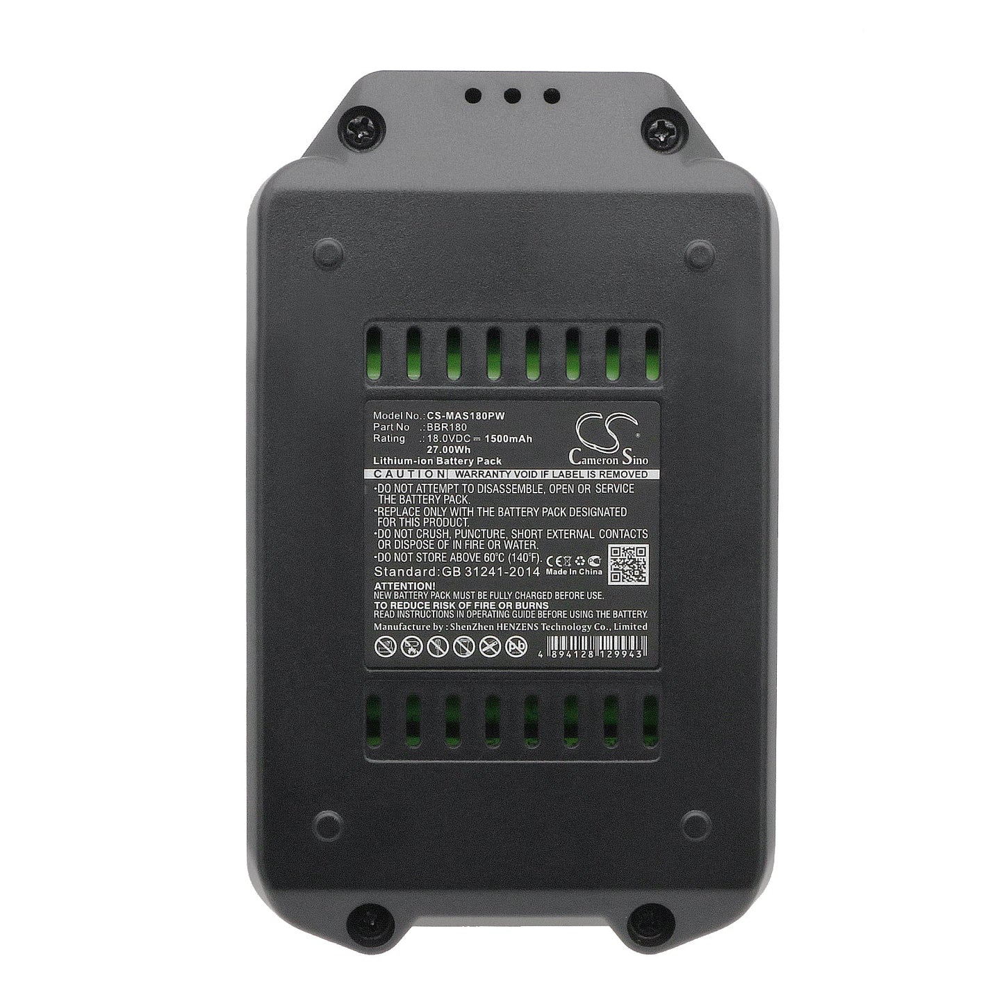 Replacement Battery for Meister Craft 5451260 – Power Tools – 1500mAh / 27.00Wh / 18.0V