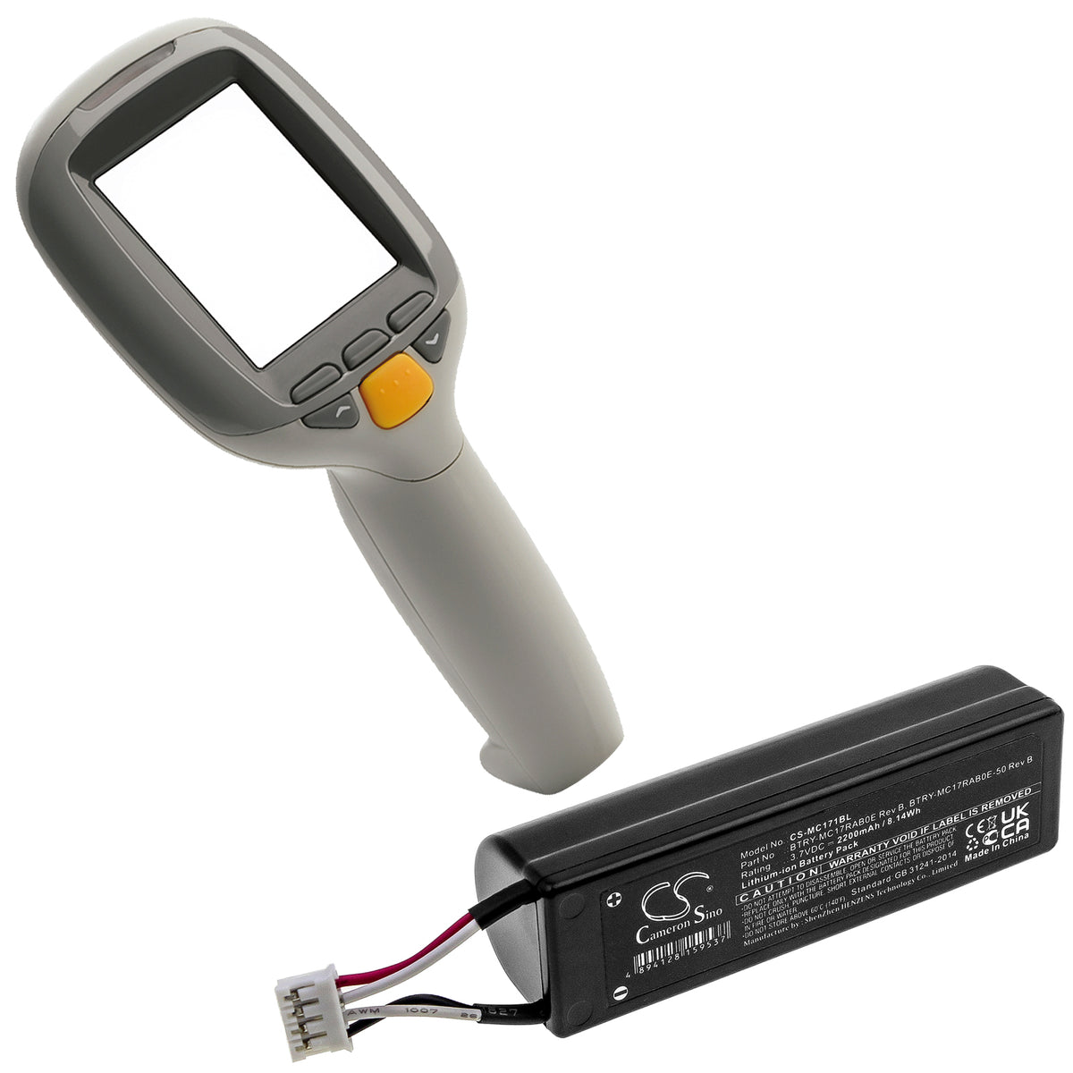 Replacement Battery for Motorola MC17 – Barcode Scanner – 2200mAh / 3.7V
