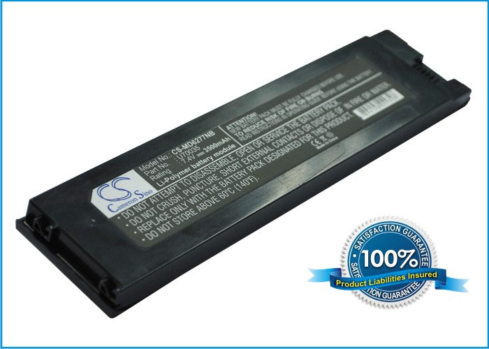 Replacement Battery for Gigabyte | Medion U60 – Notebook, Laptop – 3500mAh / 7.4V - image 1