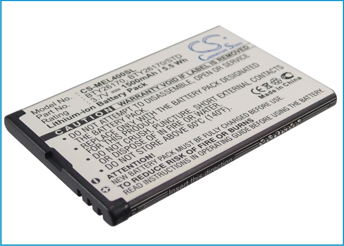 Replacement Battery for Emporia | Mobistel | Elson EL400 – Mobile, SmartPhone – 1500mAh / 3.7V - image 1