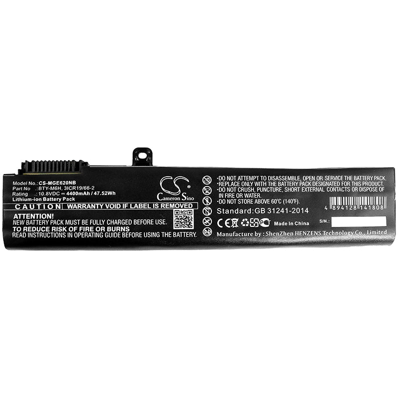 Replacement Battery for MSI GE62 – Notebook, Laptop – 4400mAh / 10.8V - image 3