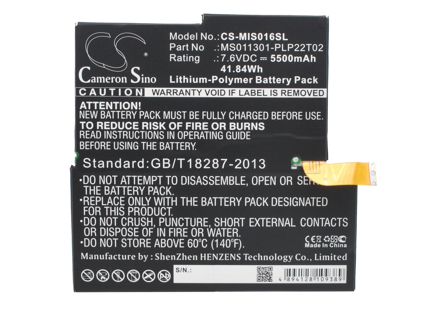 Replacement Battery for Microsoft Surface 3 – Tablet – 5500mAh / 7.6V - image 5