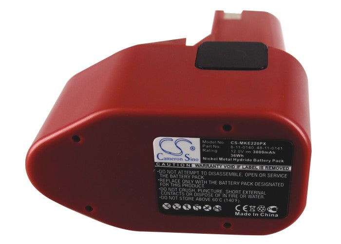 Replacement Battery for Milwaukee 0398-1 – Power Tools – 3000mAh / 12.0V