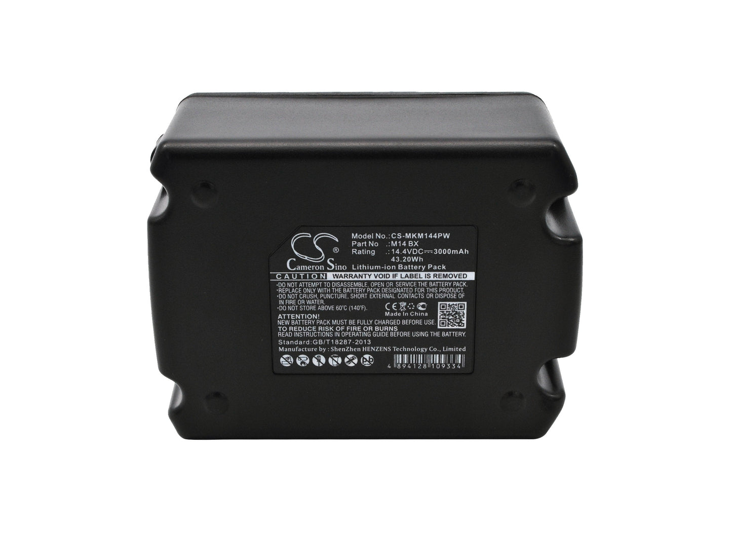 Replacement Battery for Milwaukee C14 DD – Power Tools – 3000mAh / 43.20Wh / 14.4V