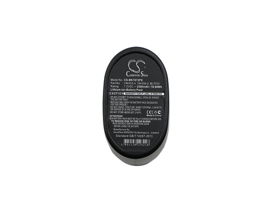 Replacement Battery for Makita CL070 – Power Tool – 2500mAh / 7.2V - image 3