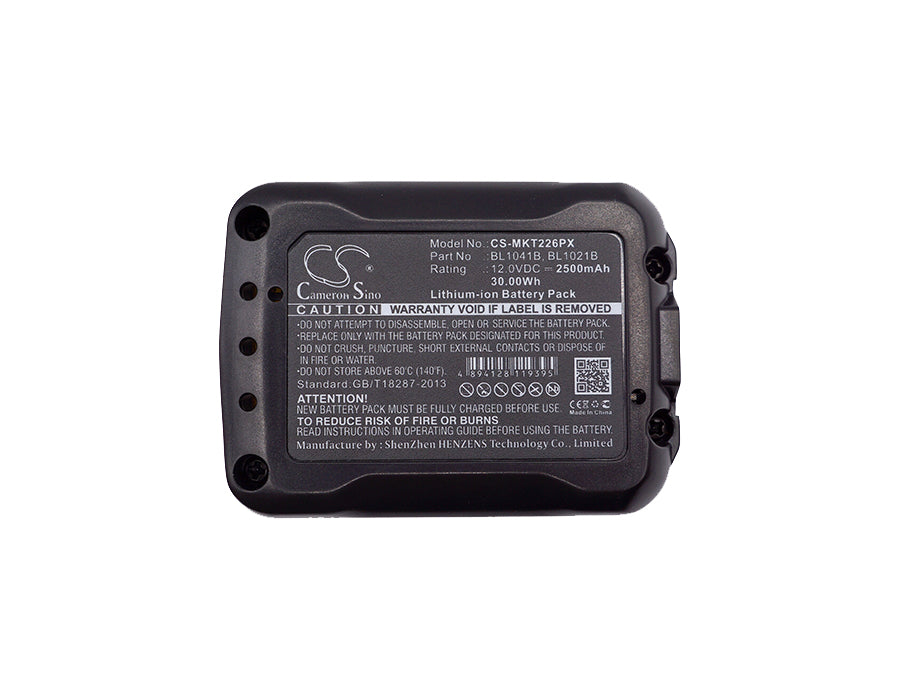 Replacement Battery for Makita 12V Max CXT Tool – Power Tools – 2500mAh / 30.00Wh / 12.0V