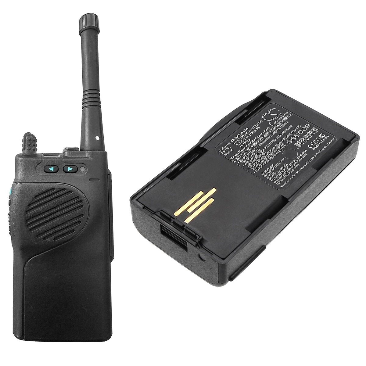 Replacement Battery for Motorola Visar – Two-Way Radio – 2100mAh / 7.2V