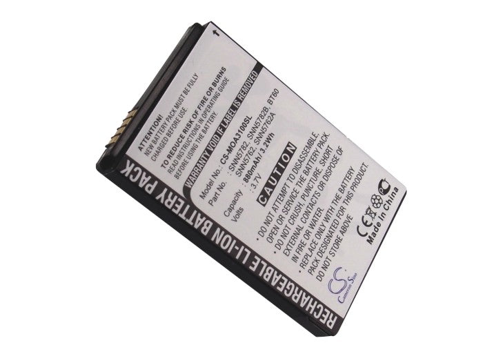 Replacement Battery for Motorola A3100 – Mobile, SmartPhone – 880mAh / 3.26Wh / 3.7V