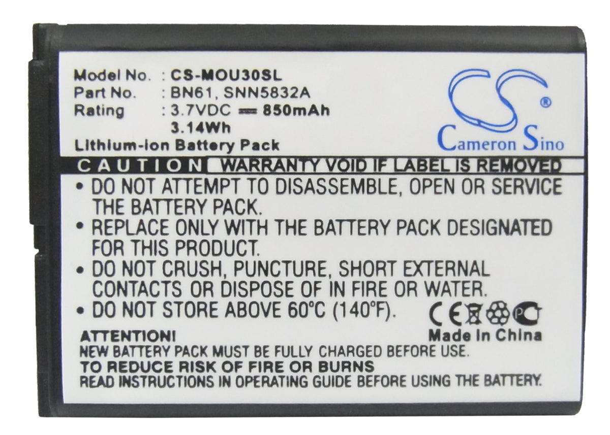 Replacement Battery for Motorola Krave ZN4 – Mobile, SmartPhone – 850mAh / 3.7V