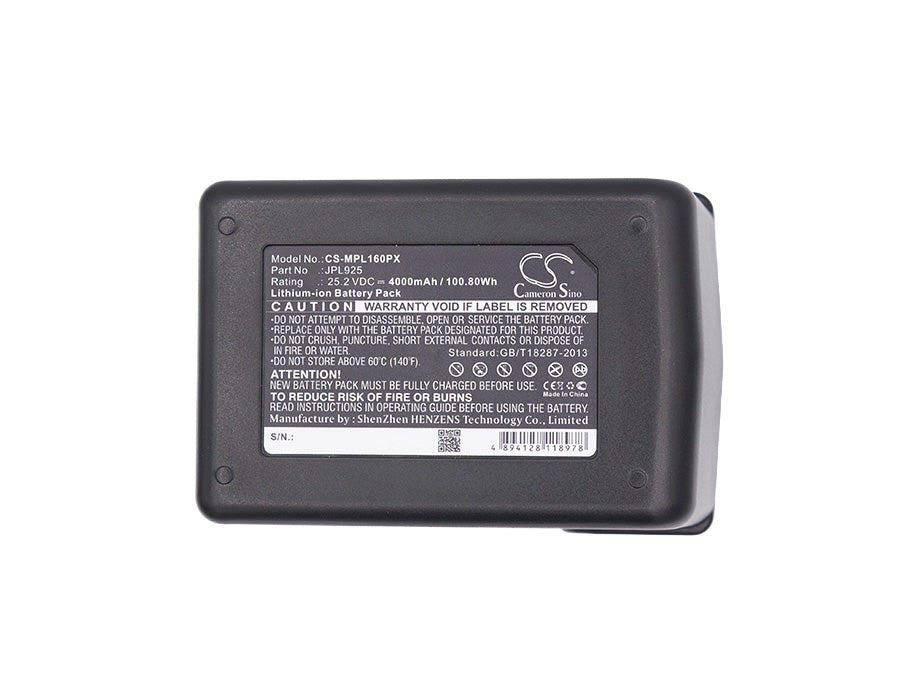 Replacement Battery for MAX 34G808 – Power Tools – 4000mAh / 100.80Wh / 25.2V