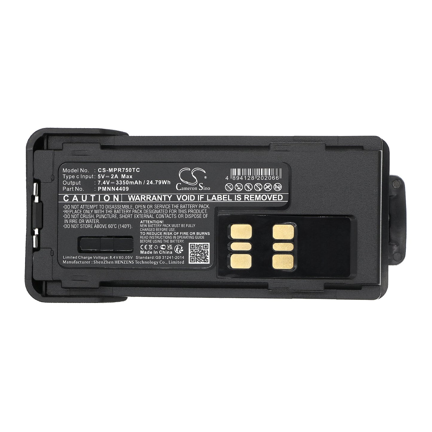 Replacement Battery for Motorola APX2000 – Two-Way Radio – 3350mAh / 24.79Wh / 7.4V