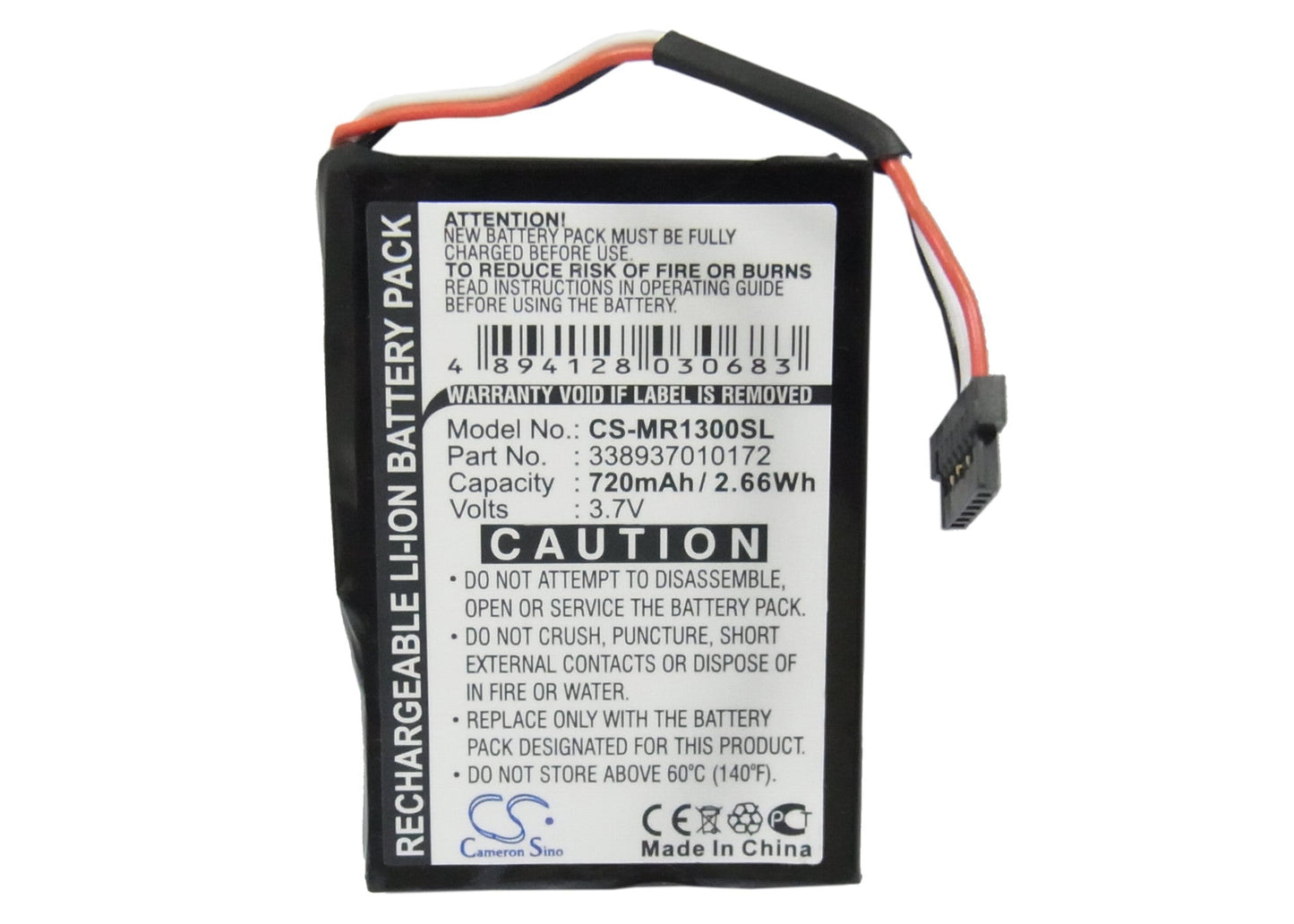 Replacement Battery for Magellan RoadMate 1300 – GPS, Navigator – 720mAh / 3.7V - image 5
