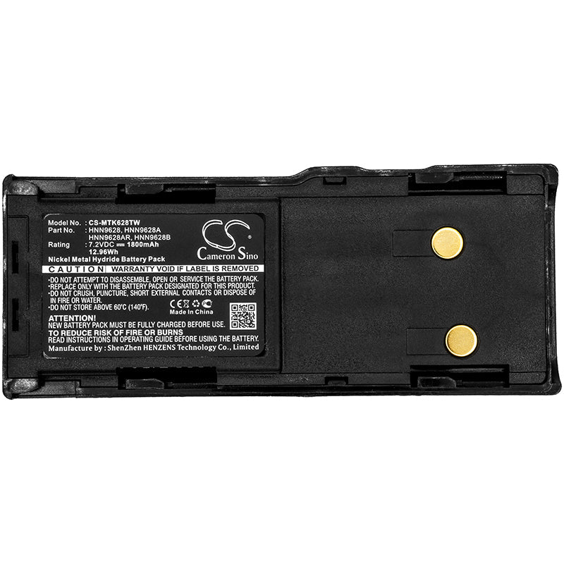 Replacement Battery for Motorola CP250 – Two-Way Radio – 1800mAh/12.96Wh / 7.2V